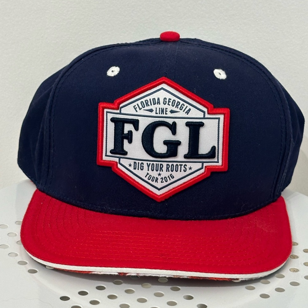 Florida Georgia Line 2016 Country Music Tour Adjustable Hat Cap- Brand New